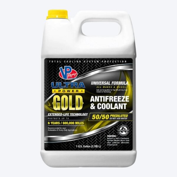 VP RACING COOLANT ULTRA POWER GOLD 50/50 1GAL
