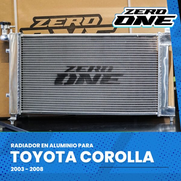 ZEROONE RADIADOR TOYOTA COROLLA E120 02-08 42MM