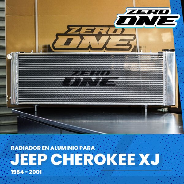 ZEROONE RADIADOR JEEP CHEROKE 91-01 42MM AT