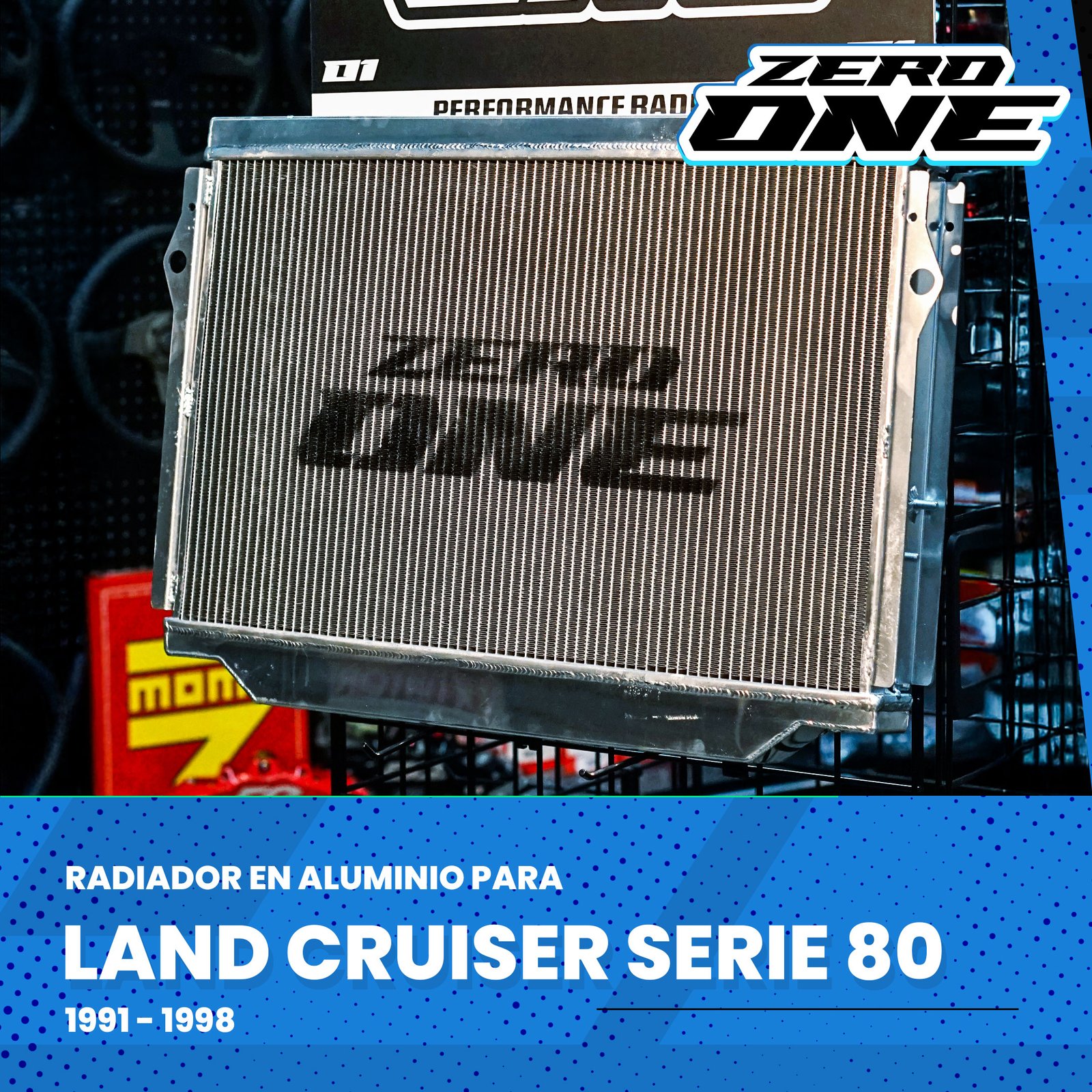 ZEROONE RADIADOR TOYOTA LAND CRUISER 80 52MM AT