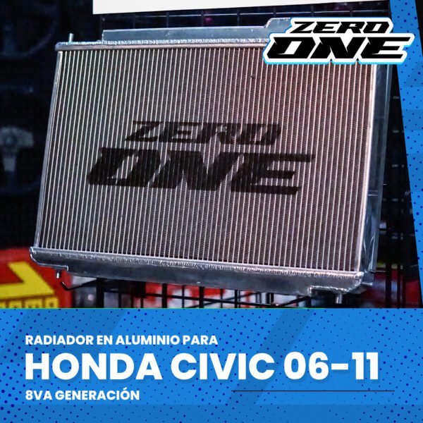 ZEROONE RADIADOR HONDA CIVIC 06-011 42MM