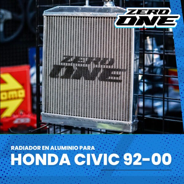 ZEROONE RADIADOR HONDA CIVIC 92-00 42MM 2 FILAS