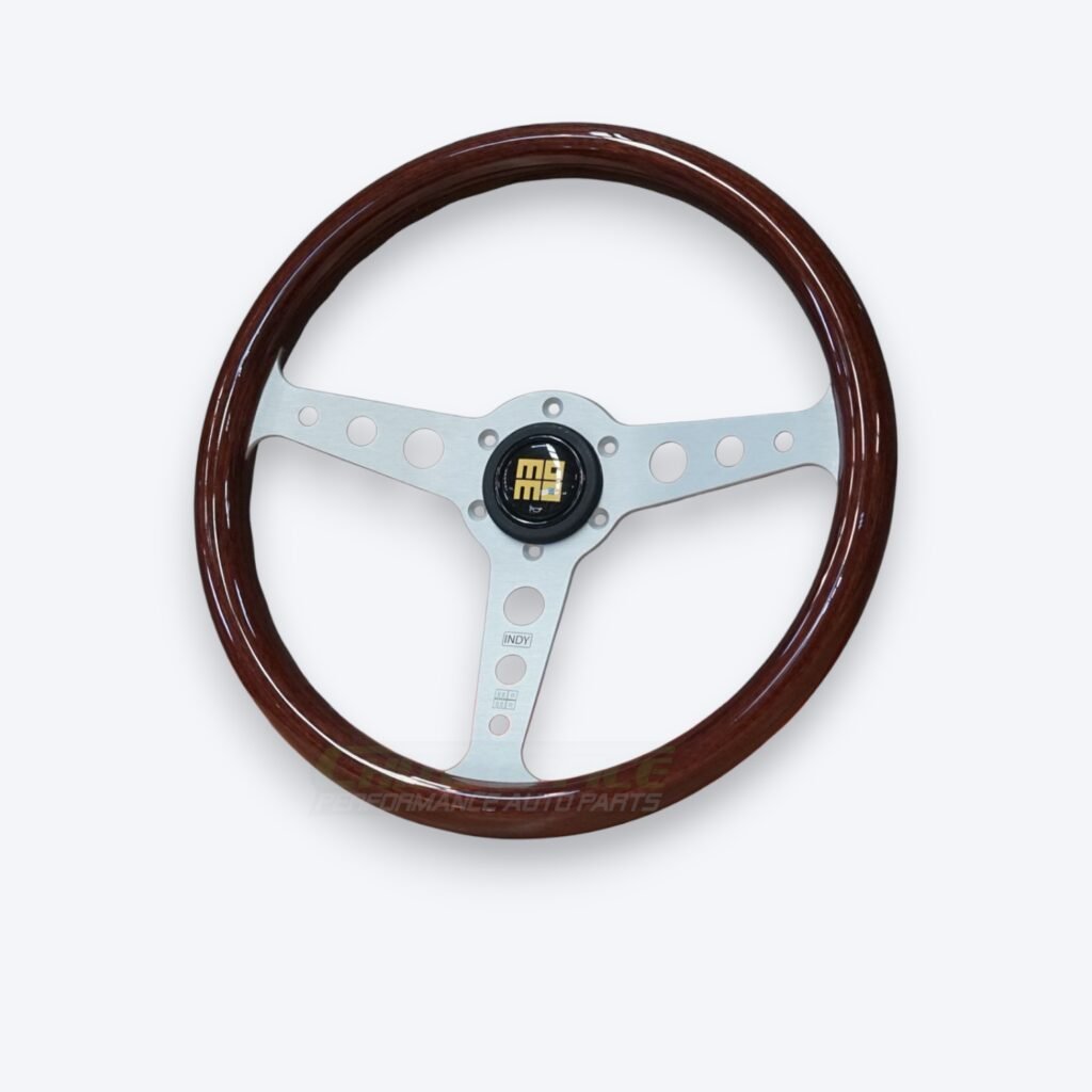 MOMO MANIVELA INDY 350 MADERA PLATA