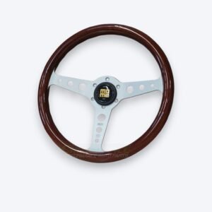 MOMO MANIVELA INDY 350 MADERA PLATA