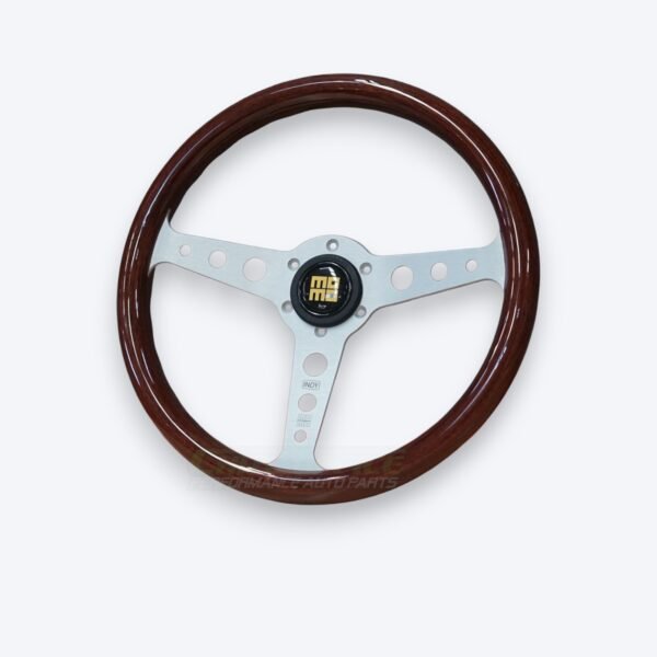 MOMO MANIVELA INDY 350 MADERA PLATA